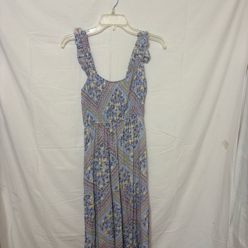 Derek Heart Floral Patterned Maxi Dress